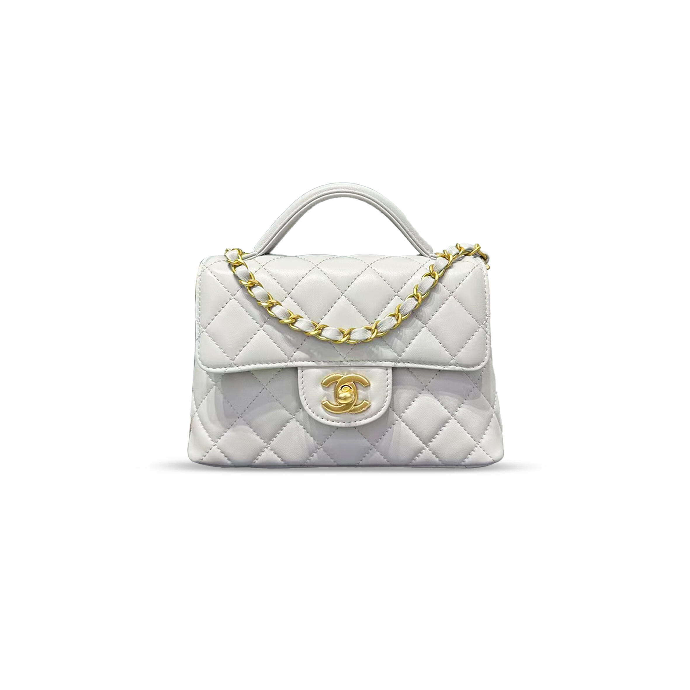 CHANEL KELLY BAG WITH TOP HANDLE AS5355 (22*11.5*6cm)